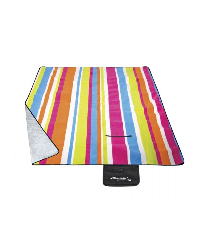 PICNIC RAINBW Pikniková deka 180 x 210 cm