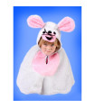 Karnevalový kostým myška - pelerína s kapucí
