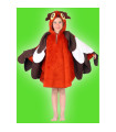 Karnevalový kostým sova - pelerína s kapucí