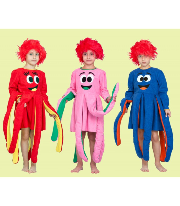 Karnevalový kostým CHOBOTNICE RŮŽOVÁ