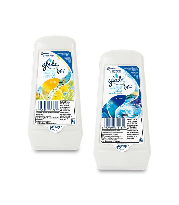 Gelový osvěžovač vzduchu GLADE BY BRISE - 150g, různé druhy vůní