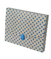 Box na spisy A4 s modrým puntíkem, 1 ks