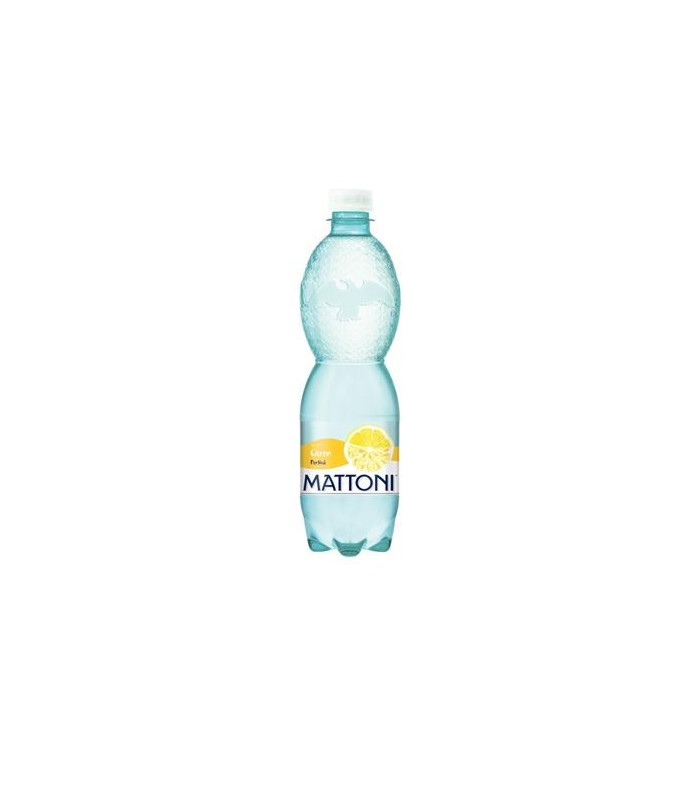 Ochucená voda Mattoni citron, 0,5 l, bal12ks