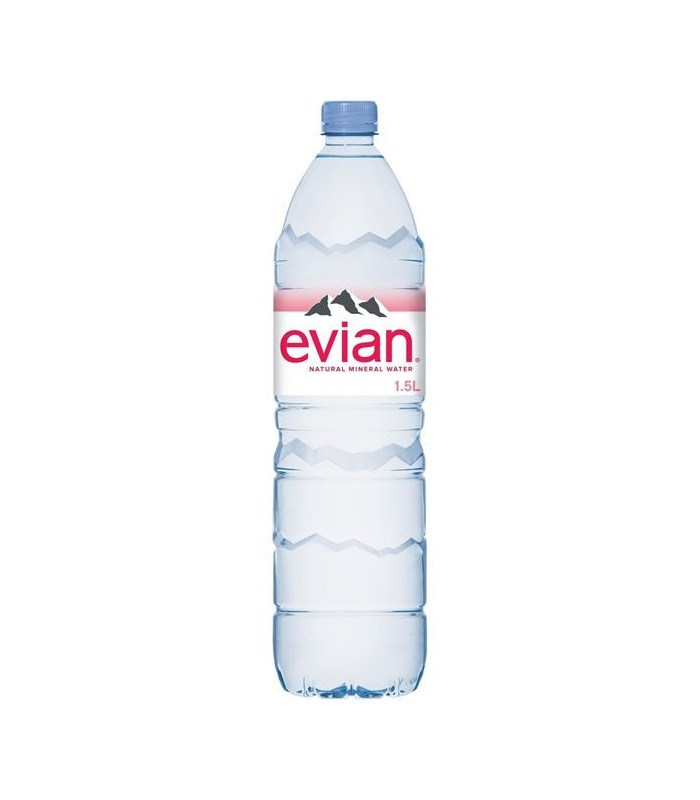 Minerální voda Evian neperlivá, 6x 1,5 l