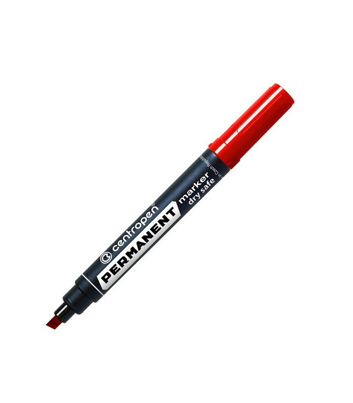 Permanentní popisovač Centropen 8516, červ., 10 ks