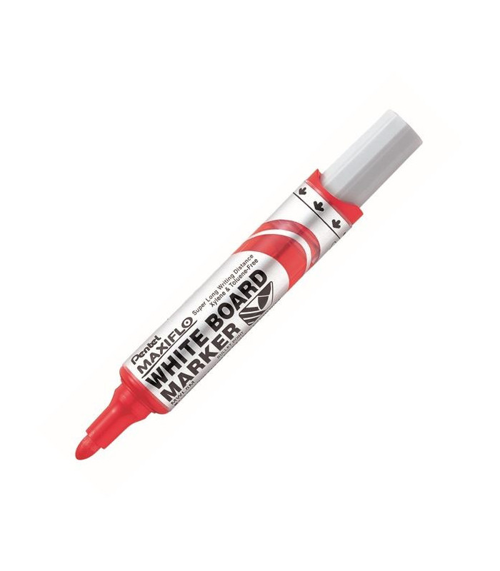 Popisovač na bílé tabule Pentel Maxiflo, červený