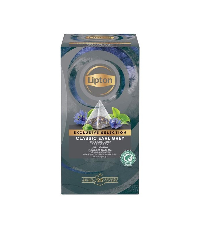 Černý čaj Lipton Earl Grey, 25x 1,5 g