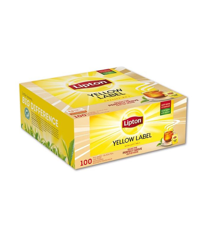Černý čaj Lipton Yellow Label, 100x 1,8 g