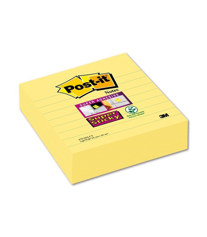 Bločky Post-it Super Sticky XL, 101 x 101mm, žluté