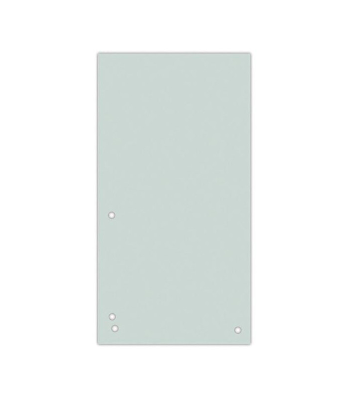 Papírové rozlišovače Donau - 1/3 A4, 235 x 105 mm, šedé, 100 ks