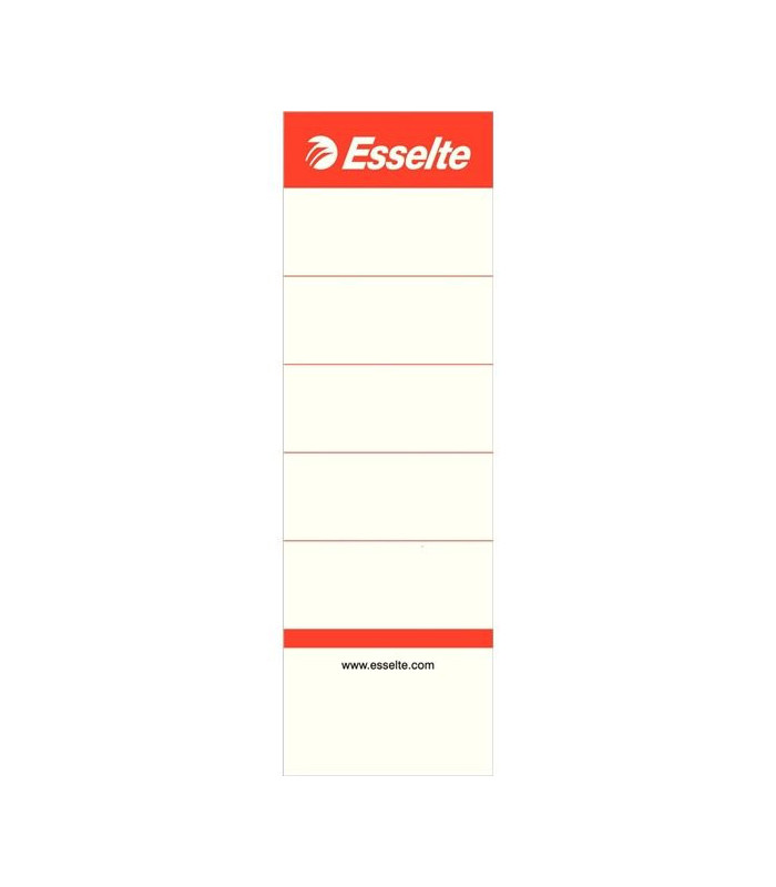 Zasouvací etikety pro pákové pořadače Esselte - 7,5 cm, 10 ks