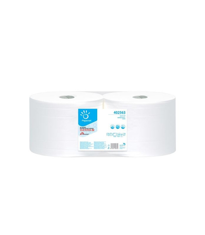 Průmyslové utěrky Papernet - 2vrstvé, celulóza, 1500 útržků (402563)