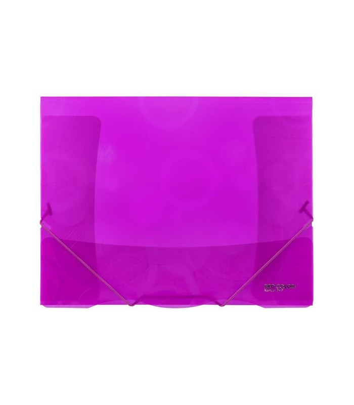 Desky s chlopněmi a gumičkou Neo Colori - A4, plastové, růžové, 1 ks