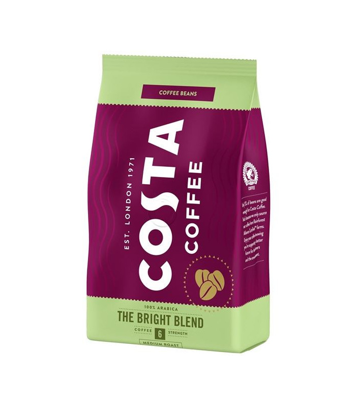 Zrnková káva Costa Coffee - Bright Blend, 500g
