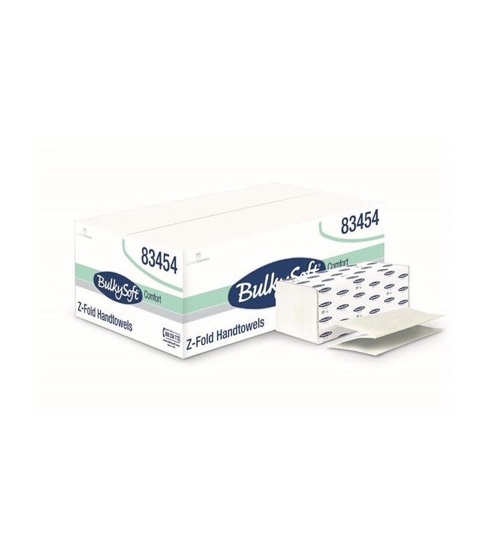 Skládané papírové ručníky BulkySoft-2vrst,25x150ks
