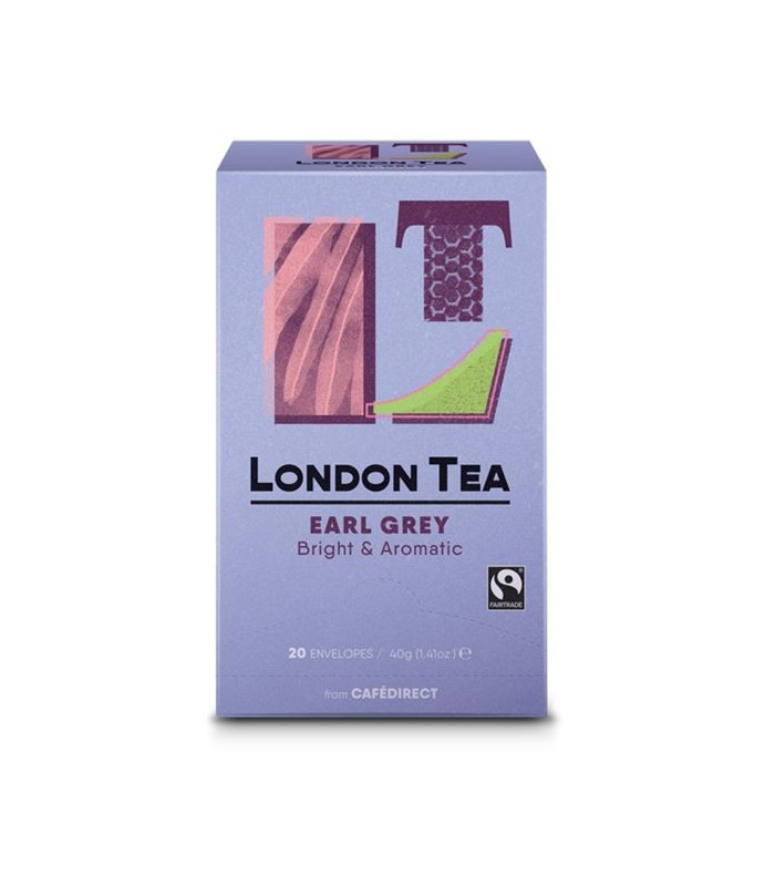 Černý čaj London Tea - Earl Grey, Fairtrade 20 x 2g