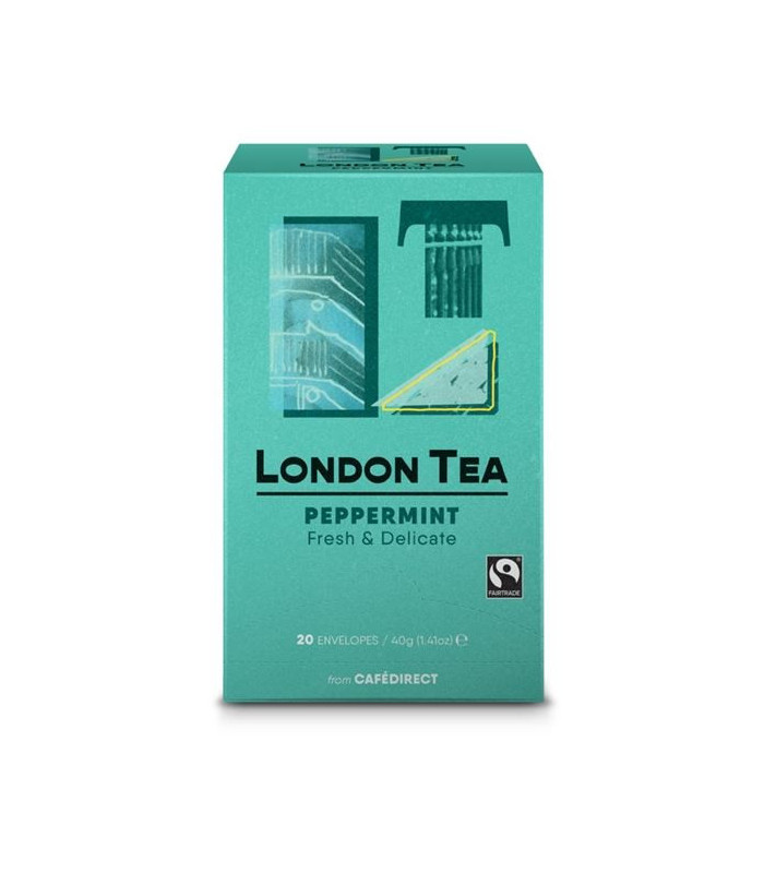 Bylinný čaj London Tea - máta, Fairtrade 20 sáčků x 1,5g