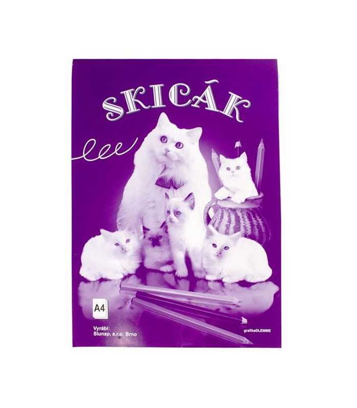 Skicák A4 - 20 listů, 200 g/m2
