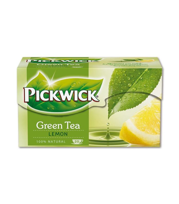 Zelený čaj Pickwick s citronem, 20x 2 g