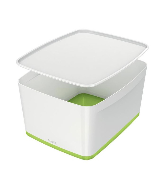 Úložný box s víkem Leitz MyBox, vel. S bílá/zelená