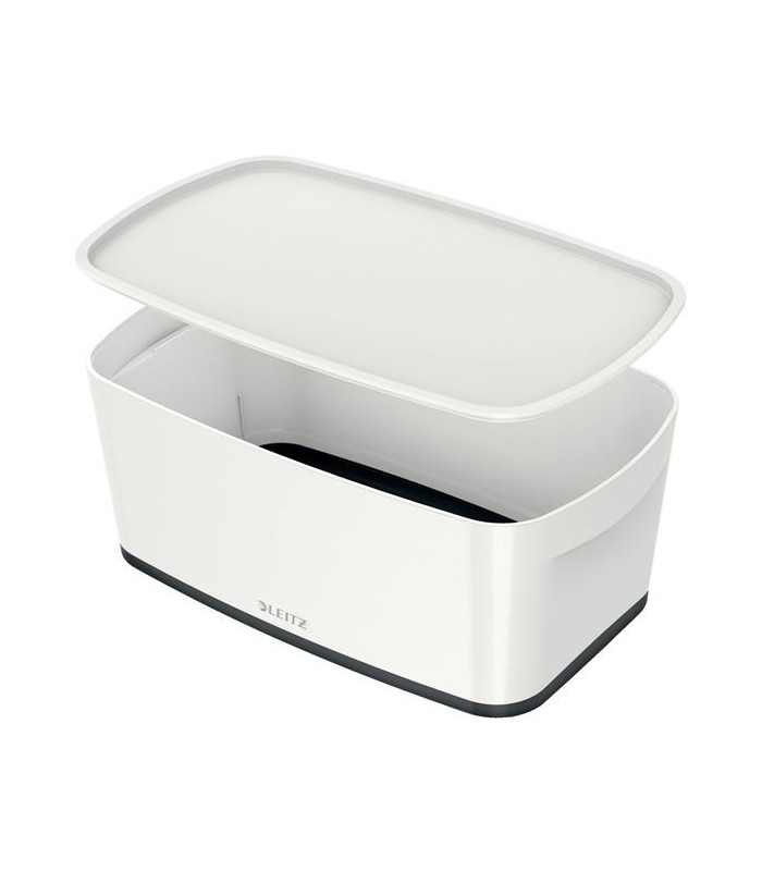 Úložný box s víkem Leitz MyBox, vel. S bílá/černá
