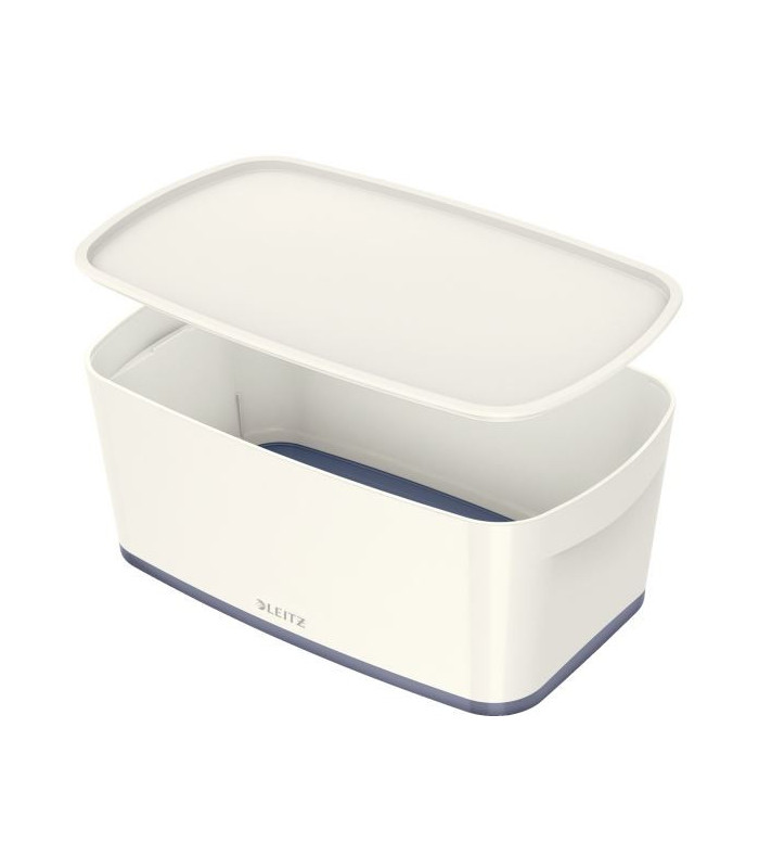 Úložný box s víkem Leitz MyBox, vel. S bílá/šedá