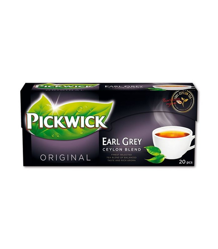 Černý čaj Pickwick Earl Grey, 20x 1,75 g