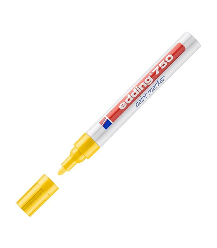 Lakový popisovač edding 750, žlutý