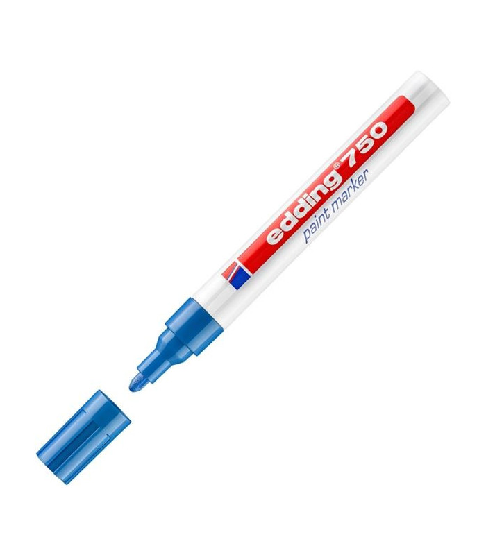 Lakový popisovač edding 750, modrý