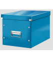 Box CLICK-N-STORE čtvercový A4, WOW, modrý