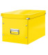 Box CLICK-N-STORE čtvercový A4, WOW, žlutý