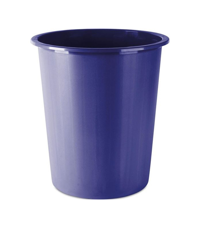Odpadkový koš Donau - 14 l, plast, modrý