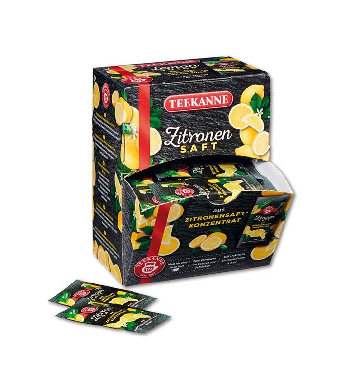 Citronová šťáva Teekanne v sáčku, 100x 4 ml