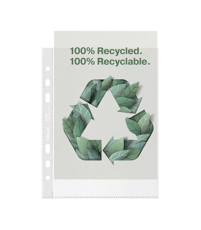 Euroobaly "U" - A5, recyklované, čiré, hladké, 70 mic, 100 ks