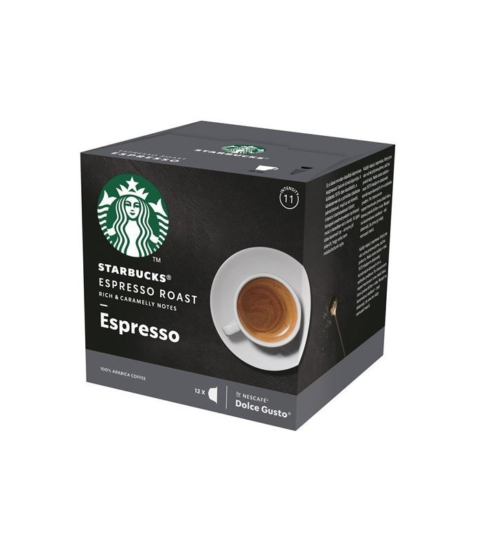 Kávové kapsle Starbucks Espresso Roast, 12 ks