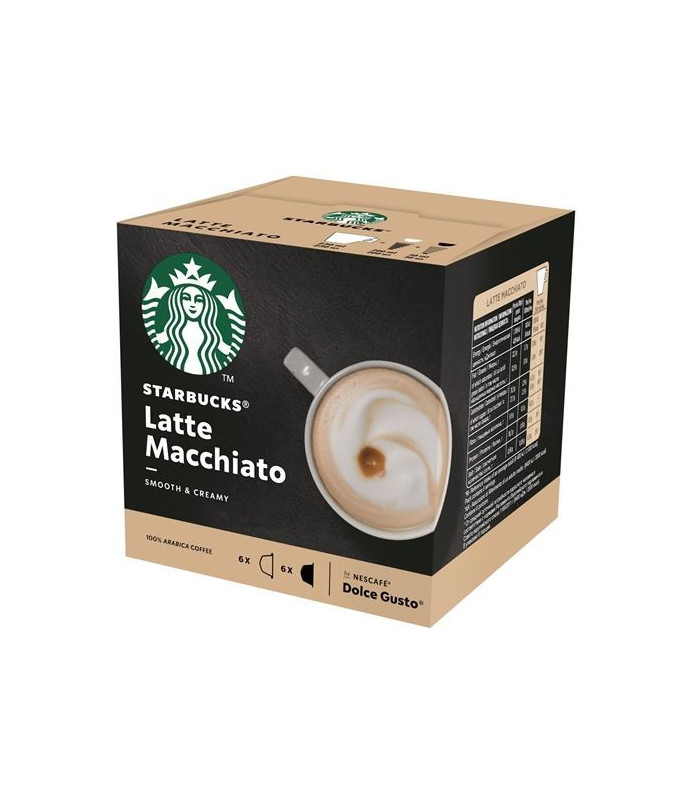 Kávové kapsle Starbucks Latte macchiato, 12 ks