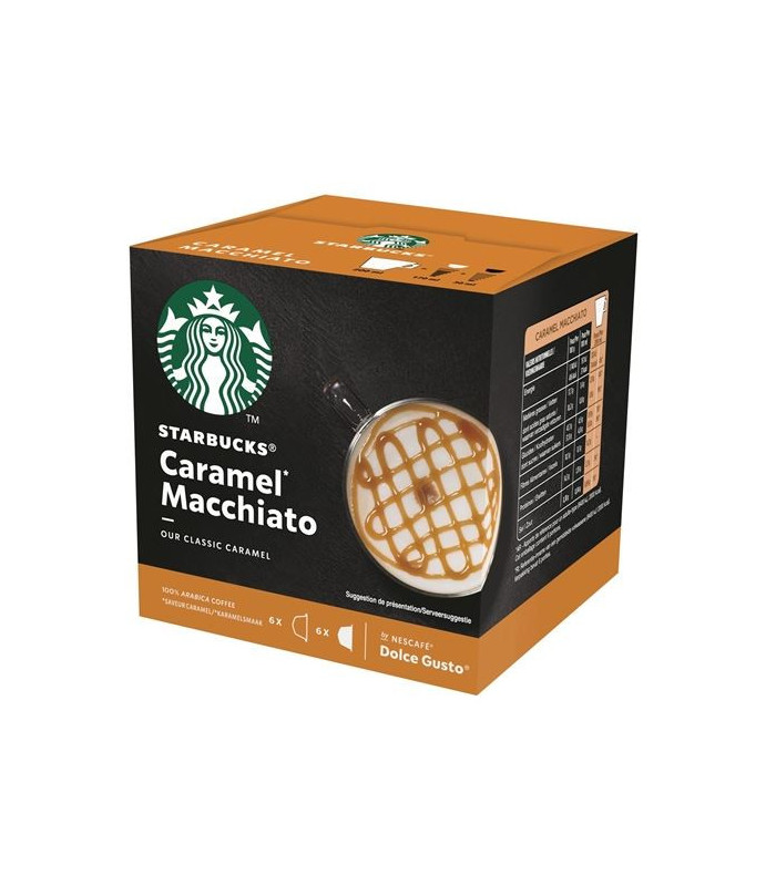 Kávové kapsle Starbucks Caramel macchiato, 12 ks