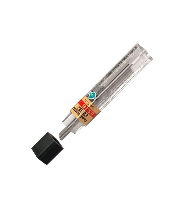 Náhradní tuhy Pentel B, 0,5 mm, 12 ks