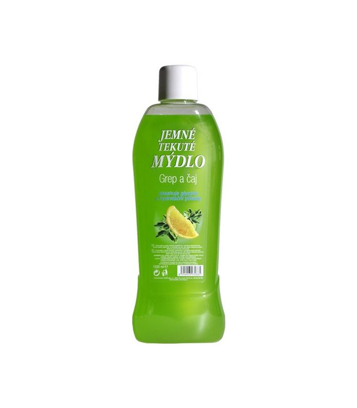 Tekuté mýdlo Grep a čaj, 1,5 l