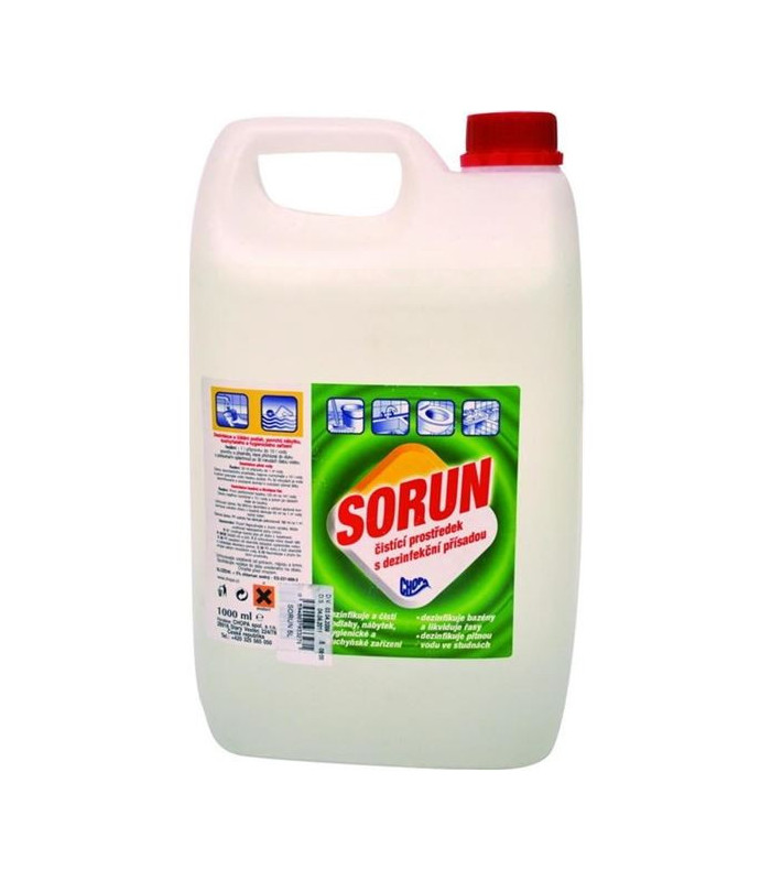 Čistič Sorun, k dezinfekci a čištění, 5 l