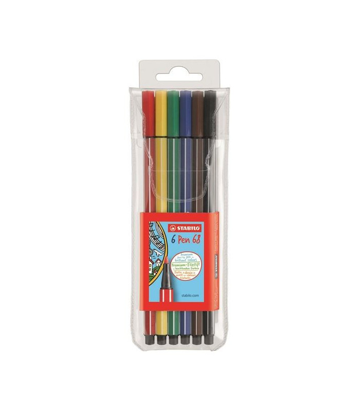 Fix Stabilo Pen 68, sada 6 barev