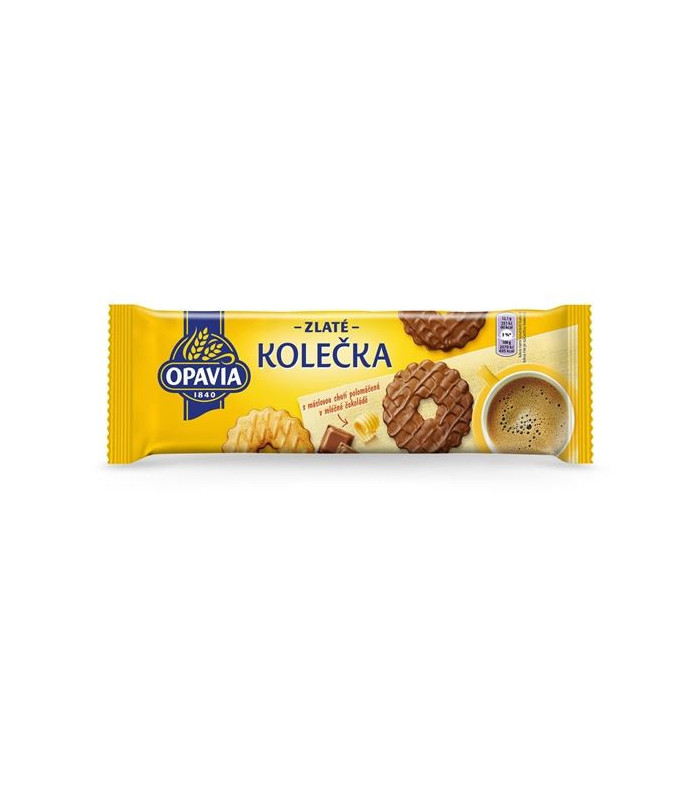 Polomáčená kolečka Zlaté kokosové, 146 g