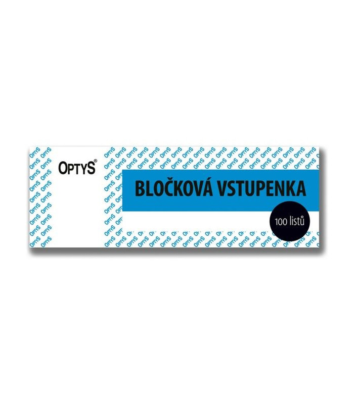 Bločková vstupenka