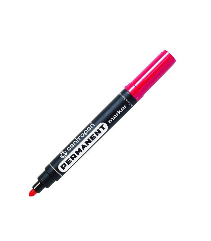 Permanentní popisovač Centropen 8566, červený