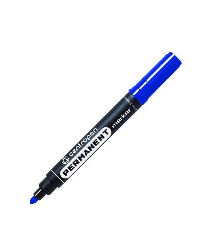 Permanentní popisovač Centropen 8566, modrý