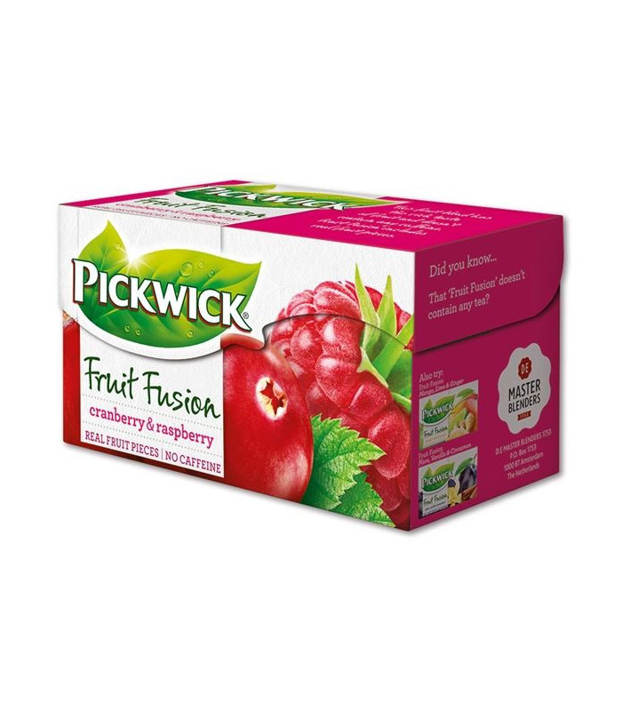 Ovocný čaj Pickwick brusinky s malinami, 20x 2 g