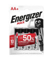 Alkalické baterie Energizer Max 1,5 V, typ AA, 4 ks