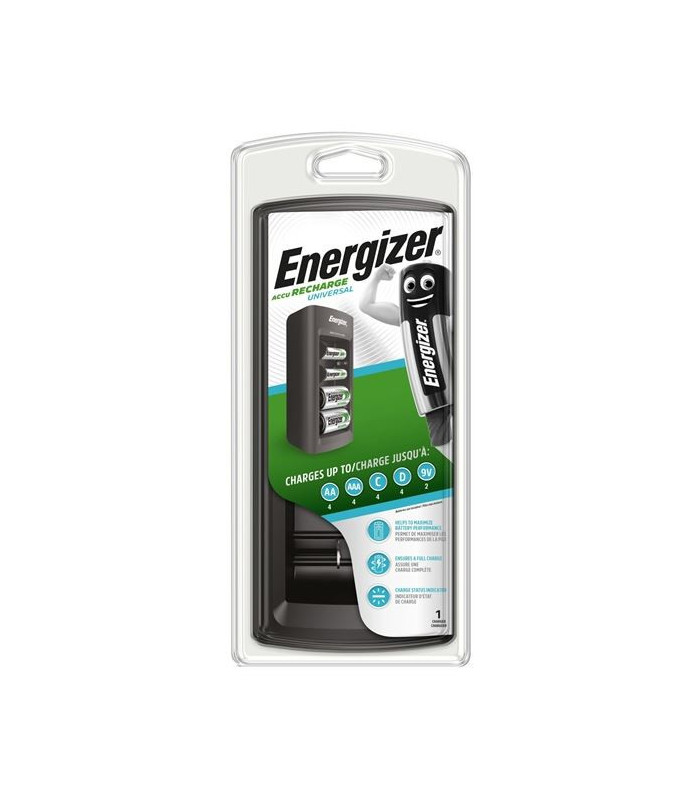 Univerzální nabíječka Energizer Multiformat, AA, AAA, C, D