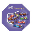 Čokoládky Milka - singles mix, 138g, balení 30 ks, 4 druhy