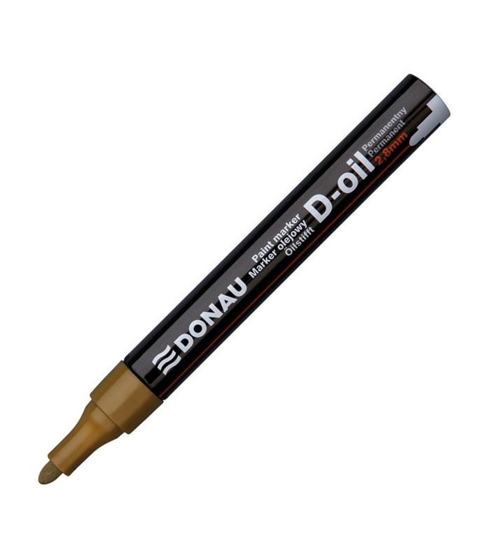 Lakový popisovač Donau - hrot 2,8 mm, zlatý